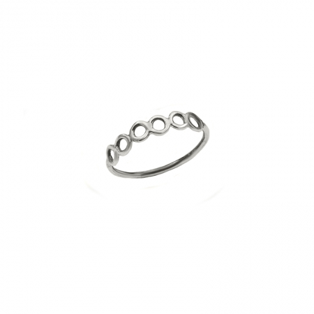 Hjowelry ring med ringmönster