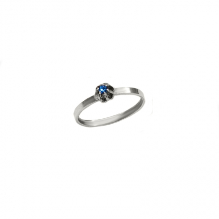 Hjowelry ring blå sten mönster