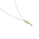 MOONLIGHT GRAPES halsband med hängsmycke i guld