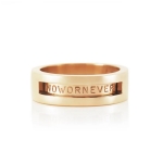 Now or never ring i guld