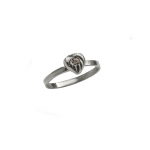 Hjowelry ring löv med sten