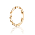 Forget me not thin ring i guld
