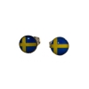 Friman svensk flagga rund